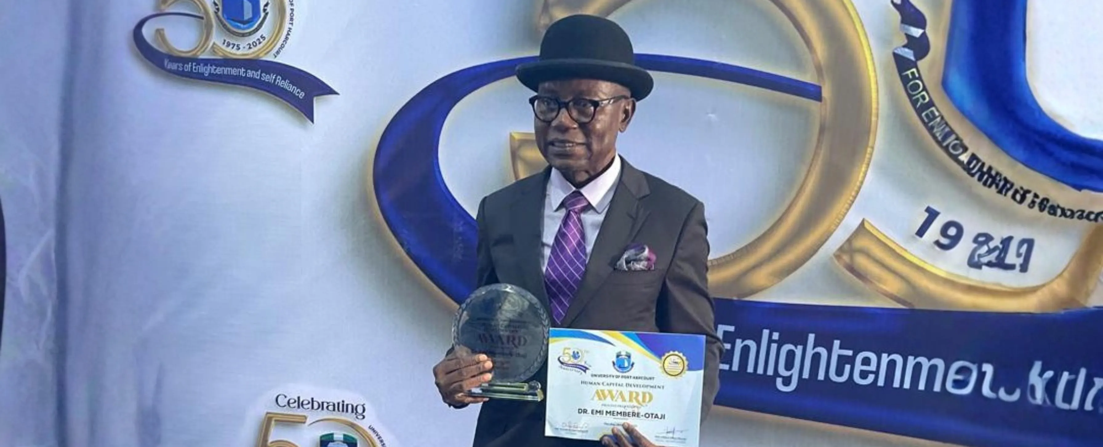 Human capital development drive: Uniport @50 fishes out Emi Membere-Otaji